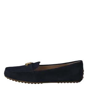 Barnsbury-flats-casual Lauren Navy W/ Gold Hw