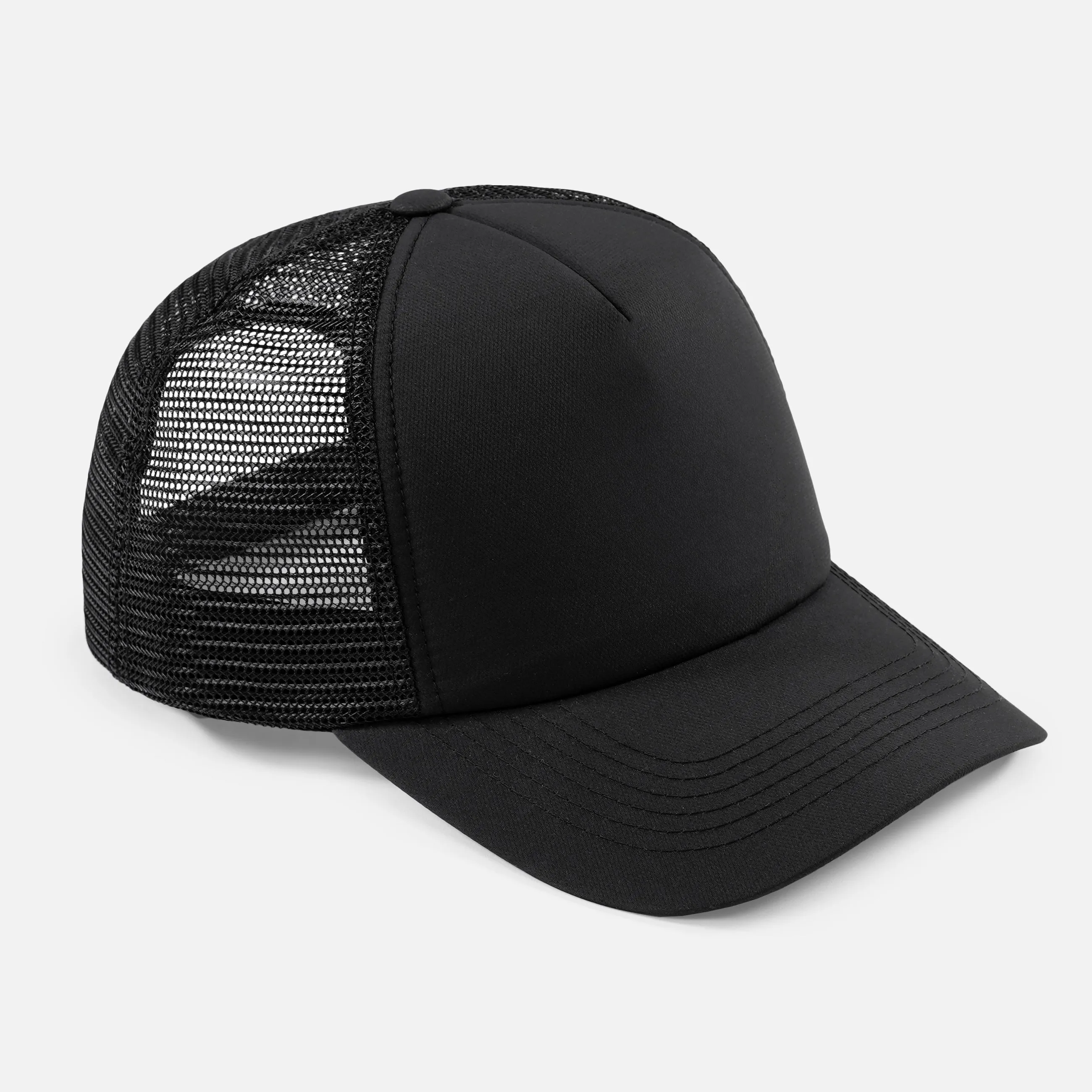Basic Black Trucker Hat