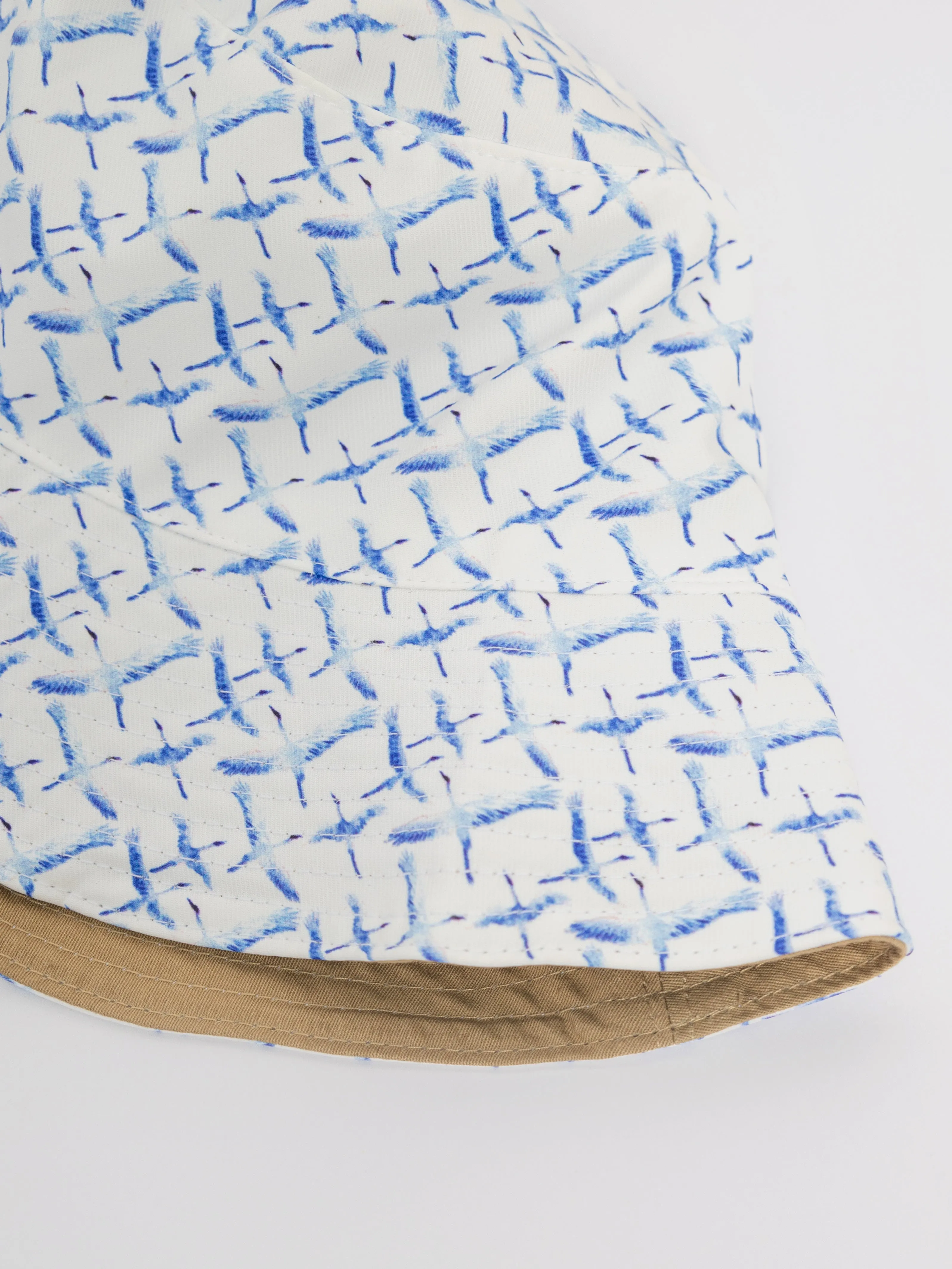Bird Khaki - Reversible Bucket Hat (Adult/Older Kid)