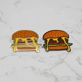 Cheeseburger Enamel Pin