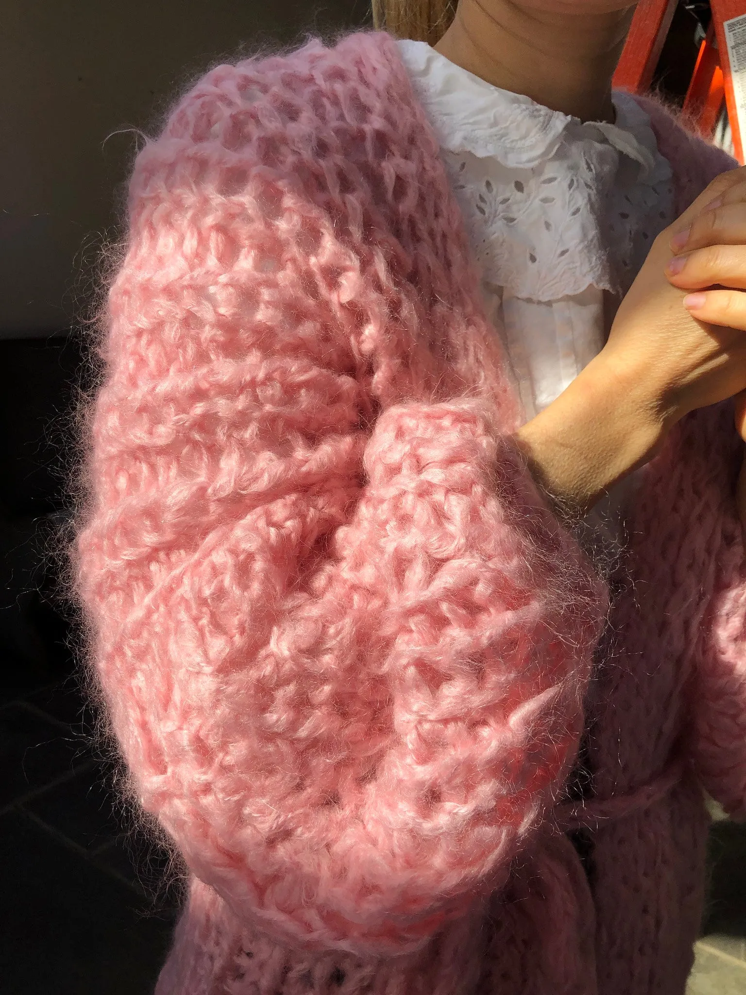 DIY Kit - Fisherman Rib Cardigan - Mohair So Soft