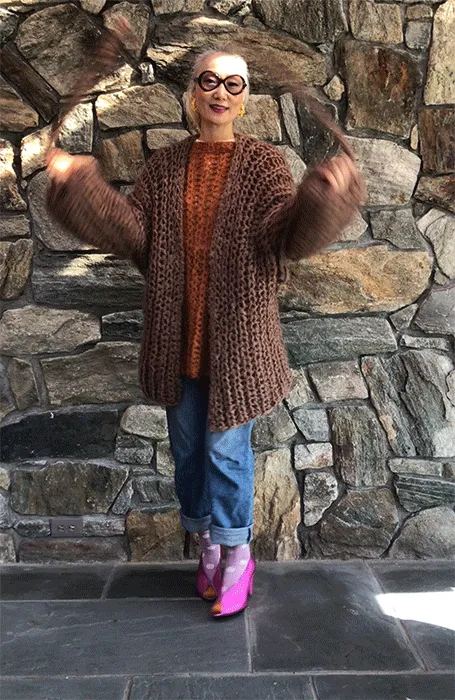 DIY Kit - Fisherman Rib Cardigan - Mohair So Soft