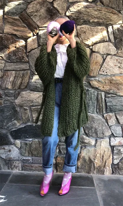 DIY Kit - Fisherman Rib Cardigan - Mohair So Soft