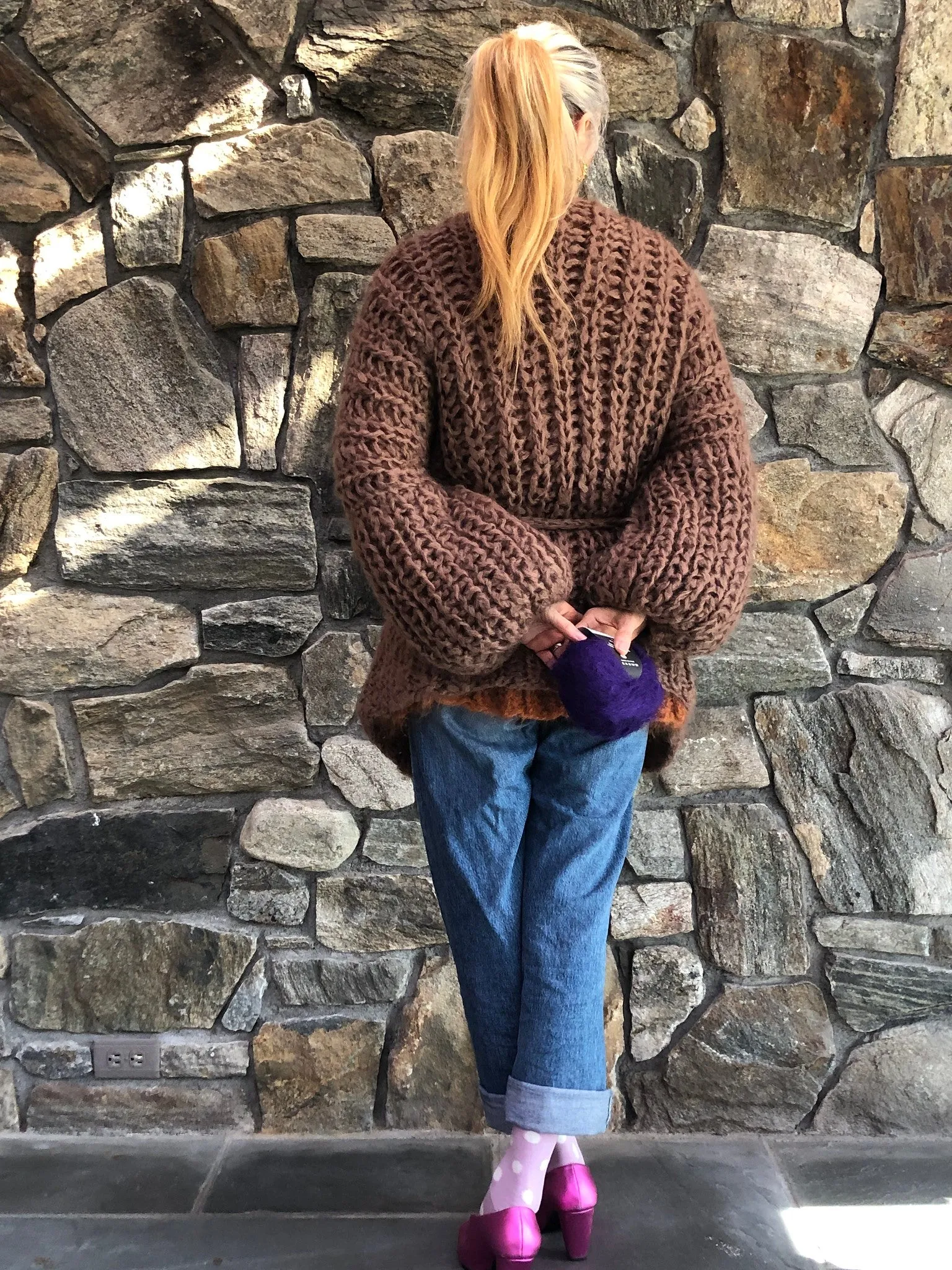 DIY Kit - Fisherman Rib Cardigan - Mohair So Soft