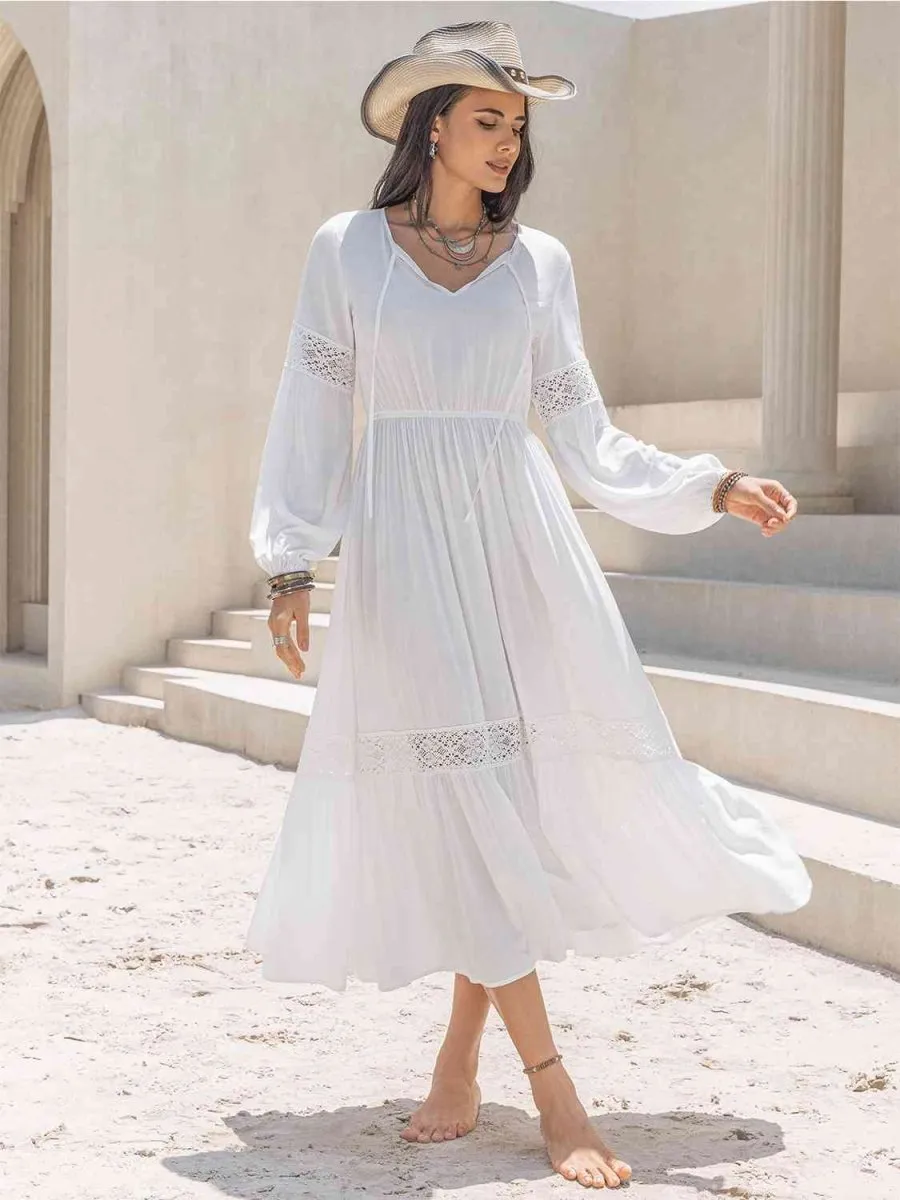 Dreamweaver White Boho Dress