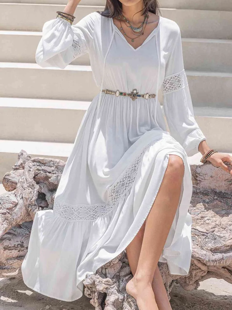 Dreamweaver White Boho Dress