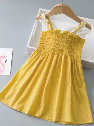 Fabulous Flutter Fairy Wings Smocked Dress