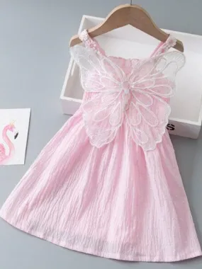 Fabulous Flutter Fairy Wings Smocked Dress