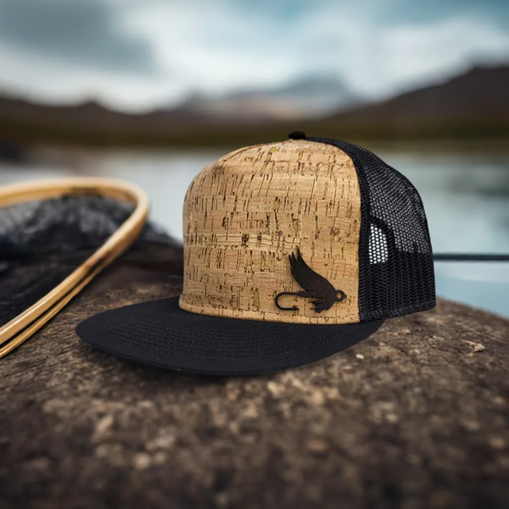 Fly Fish Minimalist Cork Hat