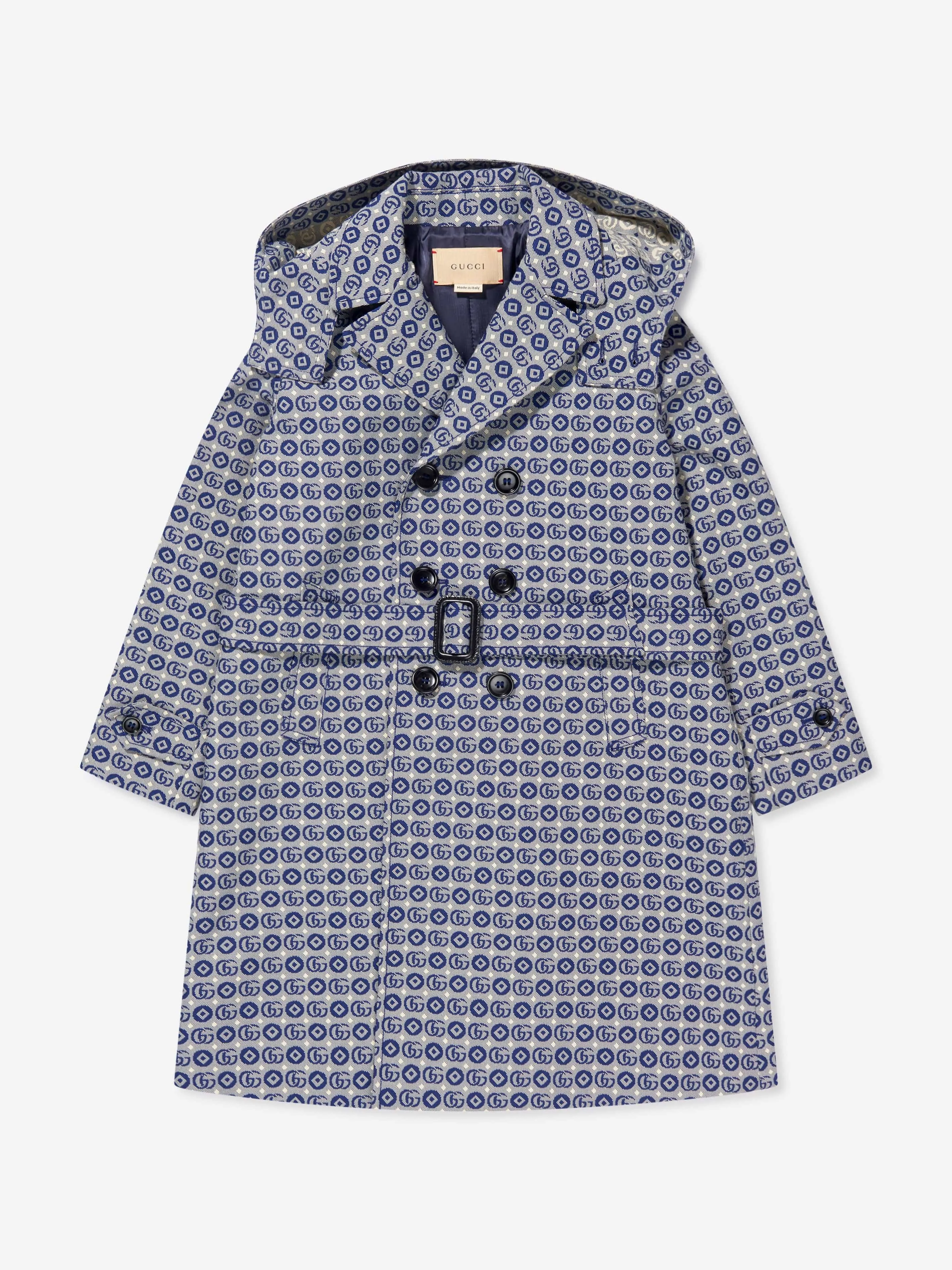 Gucci Kids Double GG Trench Coat
