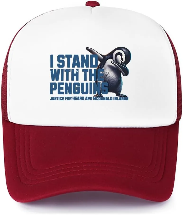I Stand with Penguins Hat, I Stand with Penguins Cap