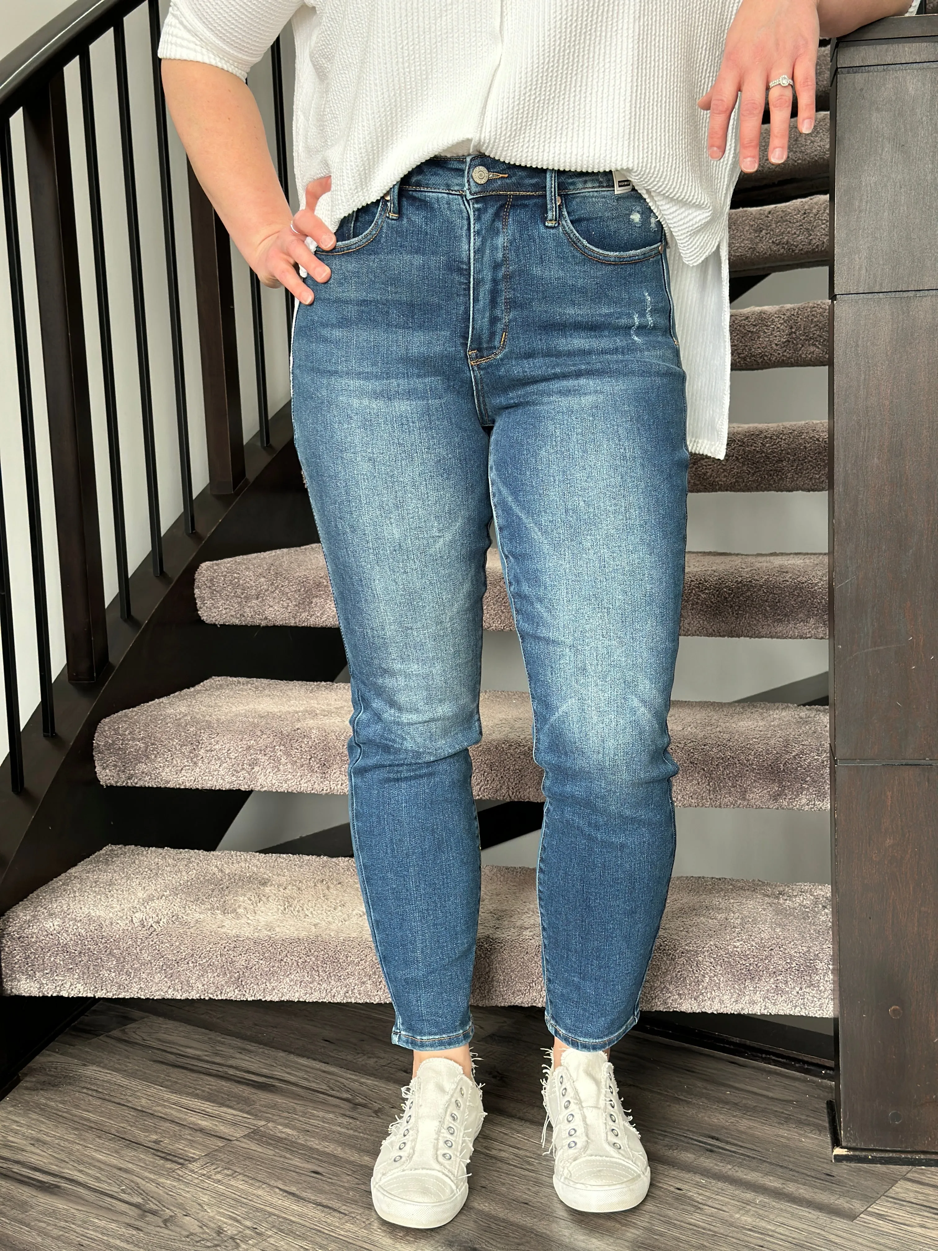 Judy Blue Tummy Control Slim Fit Jean (sizes 25-24W) - FINAL SALE