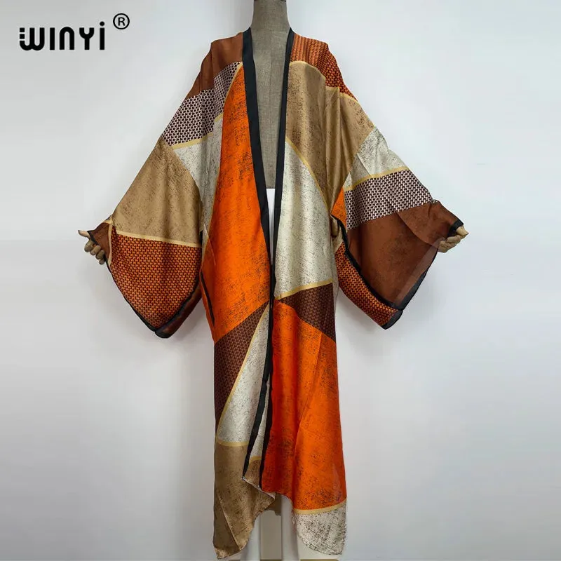 Kimono Kaftan Boho Soft Cardigan - Batwing Sleeve