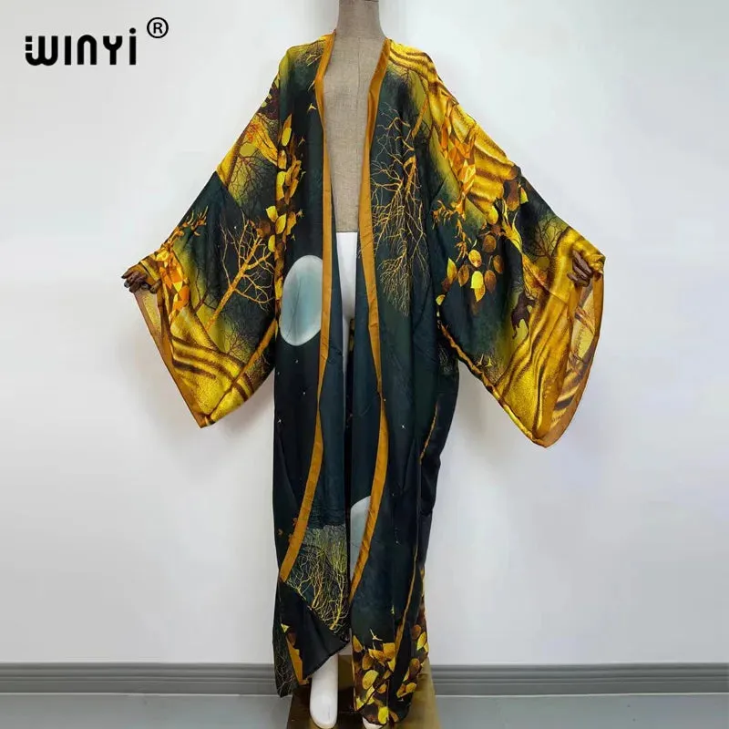 Kimono Kaftan Boho Soft Cardigan - Batwing Sleeve