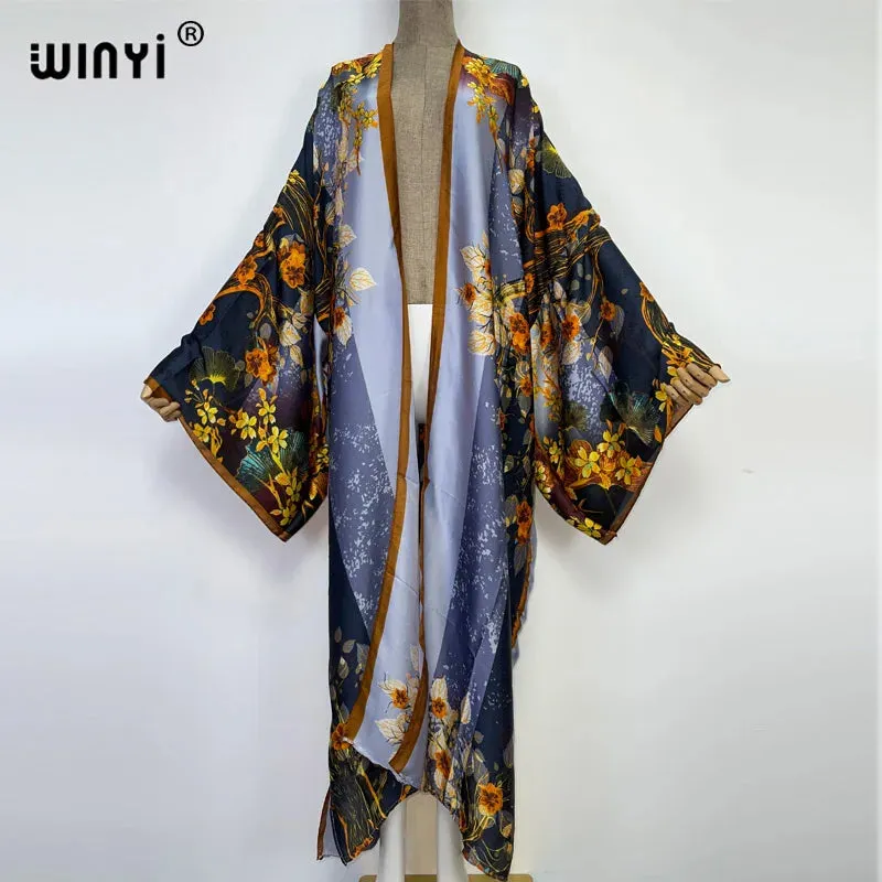 Kimono Kaftan Boho Soft Cardigan - Batwing Sleeve