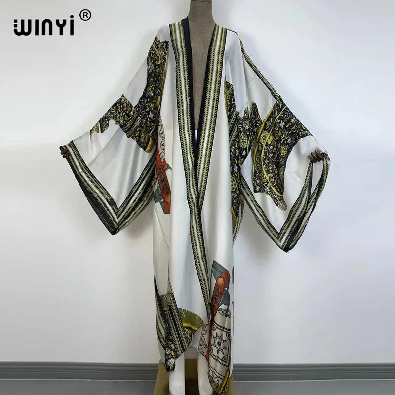 Kimono Kaftan Boho Soft Cardigan - Batwing Sleeve
