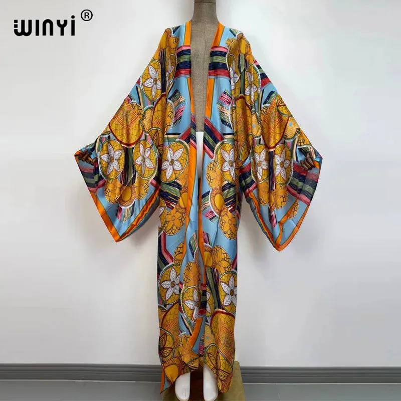 Kimono Kaftan Boho Soft Cardigan - Batwing Sleeve