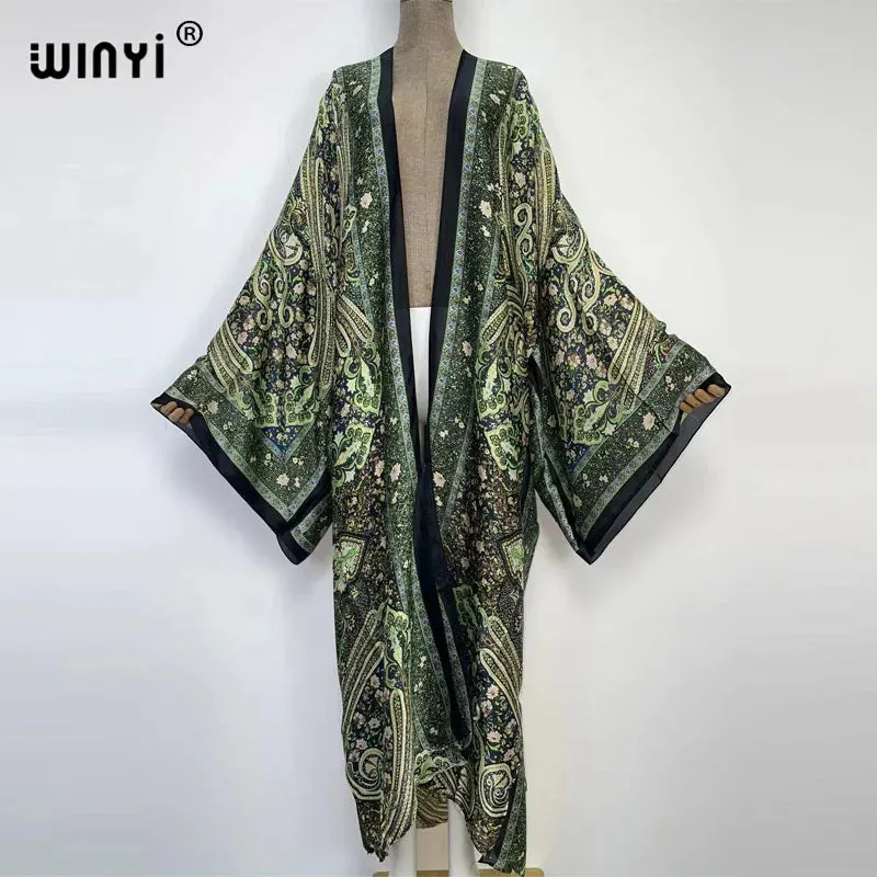 Kimono Kaftan Boho Soft Cardigan - Batwing Sleeve