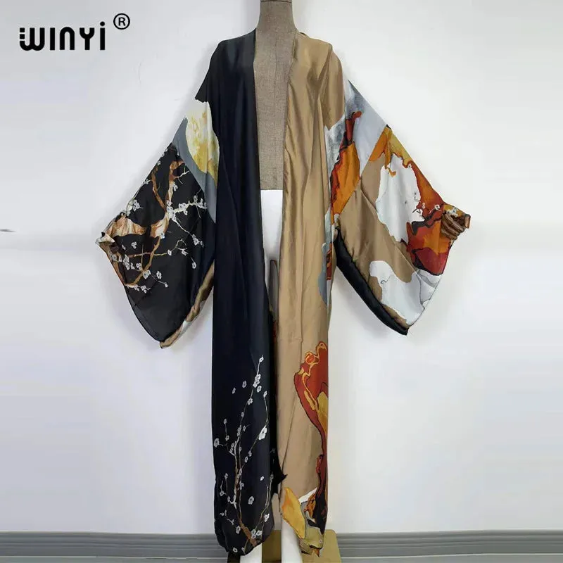 Kimono Kaftan Boho Soft Cardigan - Batwing Sleeve