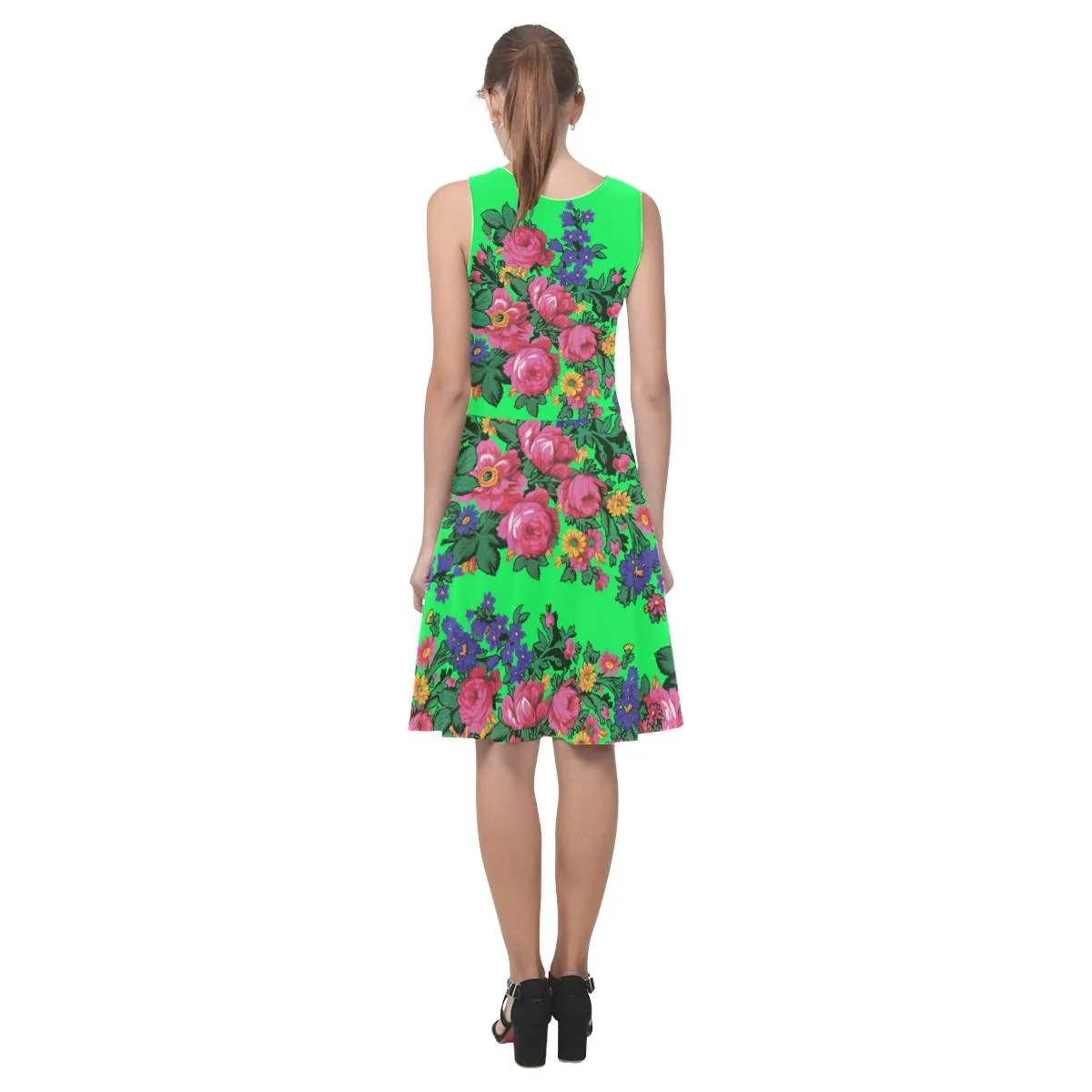 Kokum's Revenge Green Atalanta Casual Sundress