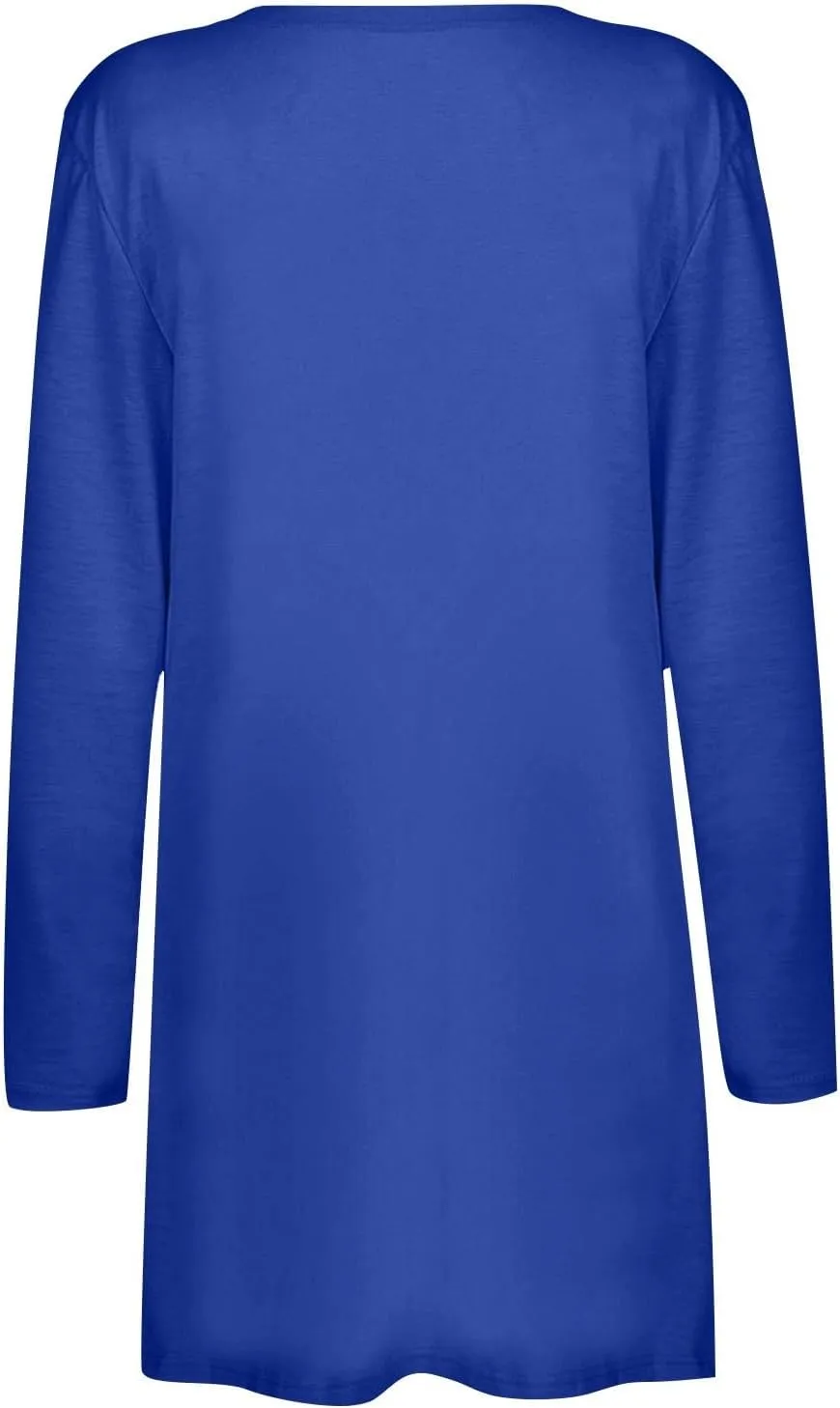 Long Sleeve Cardigan for Women Fall Open Front Kimono Sweatshrits with Pockets Soft Casual Losoe Outwear Shirts