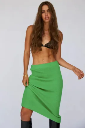 Maple Knit Skirt - Green