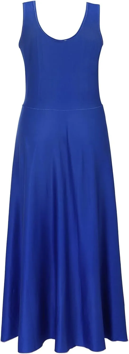 Maxi Dress for Women 2025 Summer Elegant Wrap V Neck Sleeveless Dresses Plus Size Casual Floral Boho Flowy Beach Sundresses