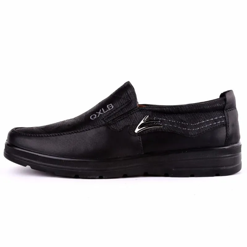 Men's Summer Casual Leather Flat Shoes