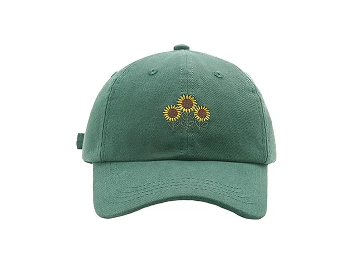 Minimalist Sunflower Dad Hat