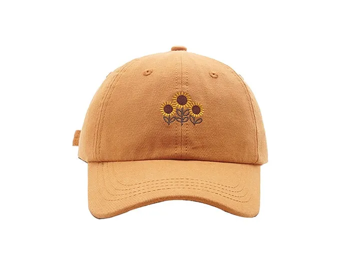 Minimalist Sunflower Dad Hat
