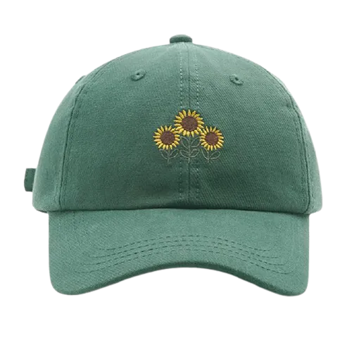 Minimalist Sunflower Dad Hat
