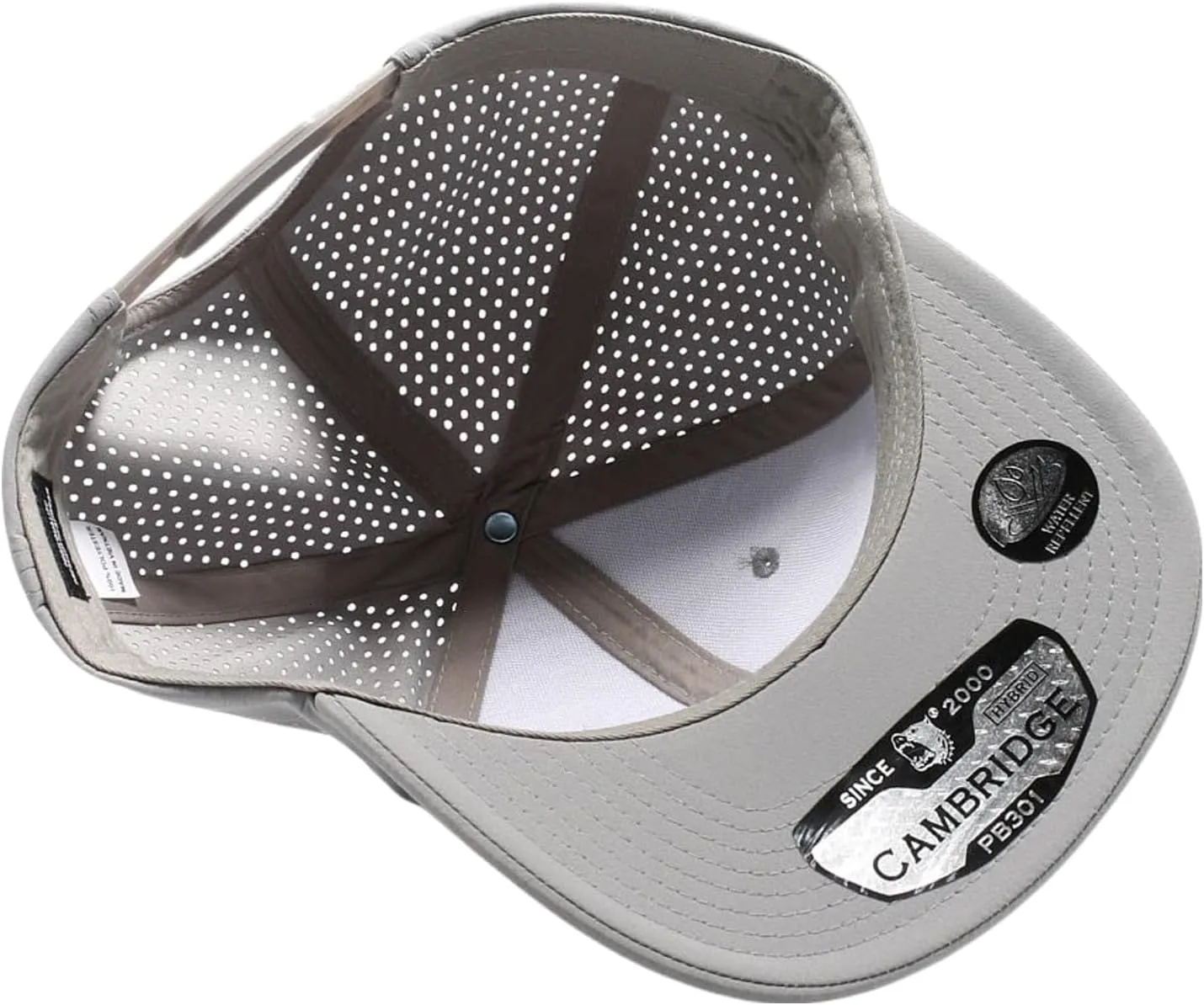 Pit Bull Premium Headwear Cambridge Hybrid Perforated Curved Brim Adjustable Snapback Hat Baseball Cap for Men & Women