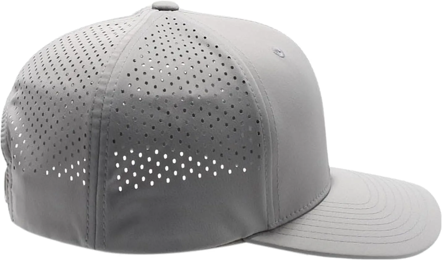 Pit Bull Premium Headwear Cambridge Hybrid Perforated Curved Brim Adjustable Snapback Hat Baseball Cap for Men & Women