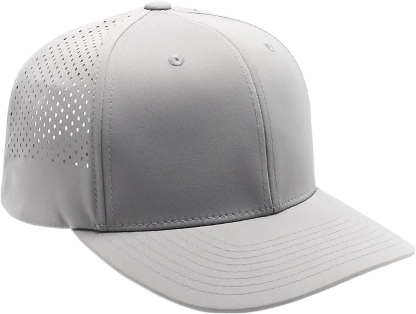 Pit Bull Premium Headwear Cambridge Hybrid Perforated Curved Brim Adjustable Snapback Hat Baseball Cap for Men & Women