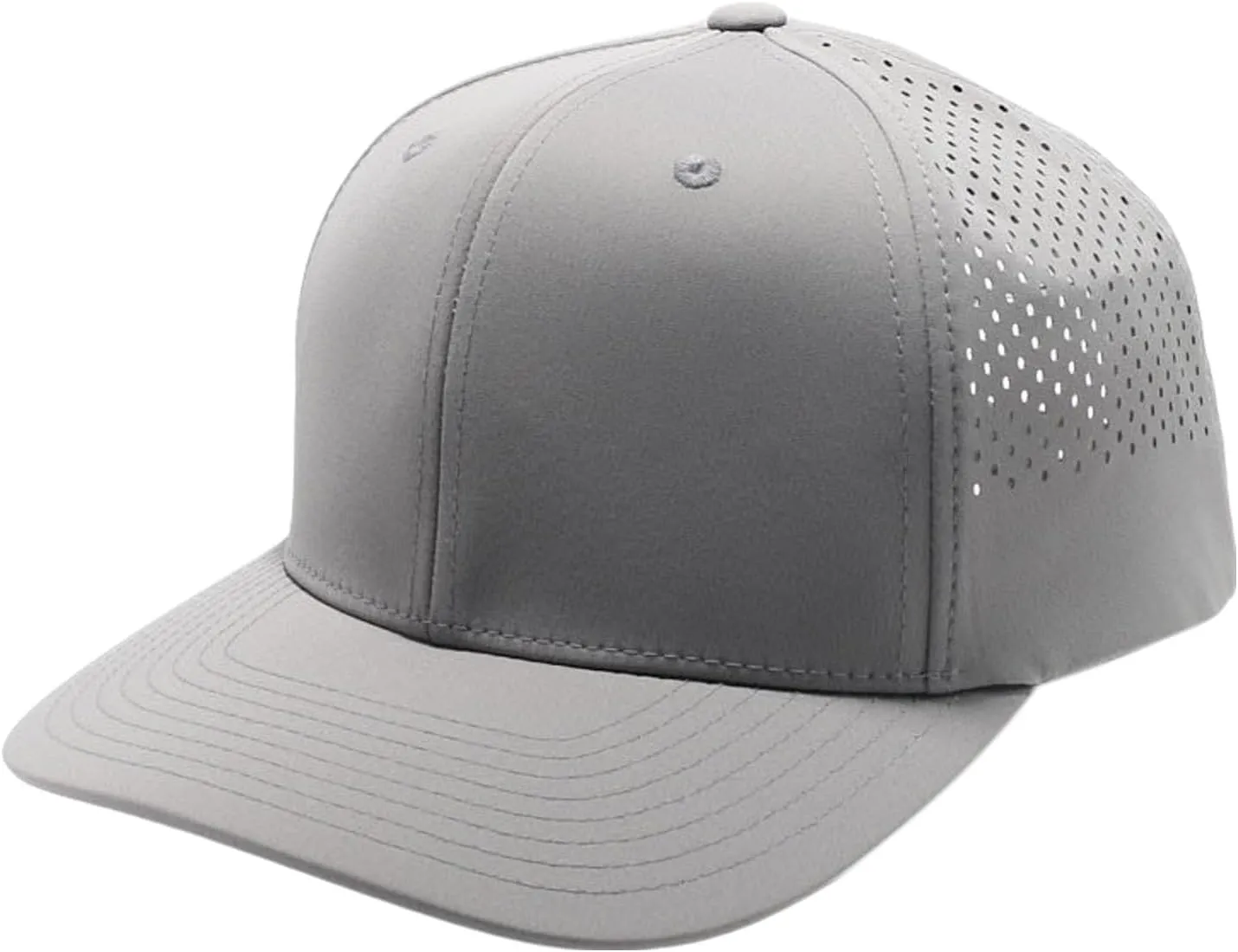 Pit Bull Premium Headwear Cambridge Hybrid Perforated Curved Brim Adjustable Snapback Hat Baseball Cap for Men & Women
