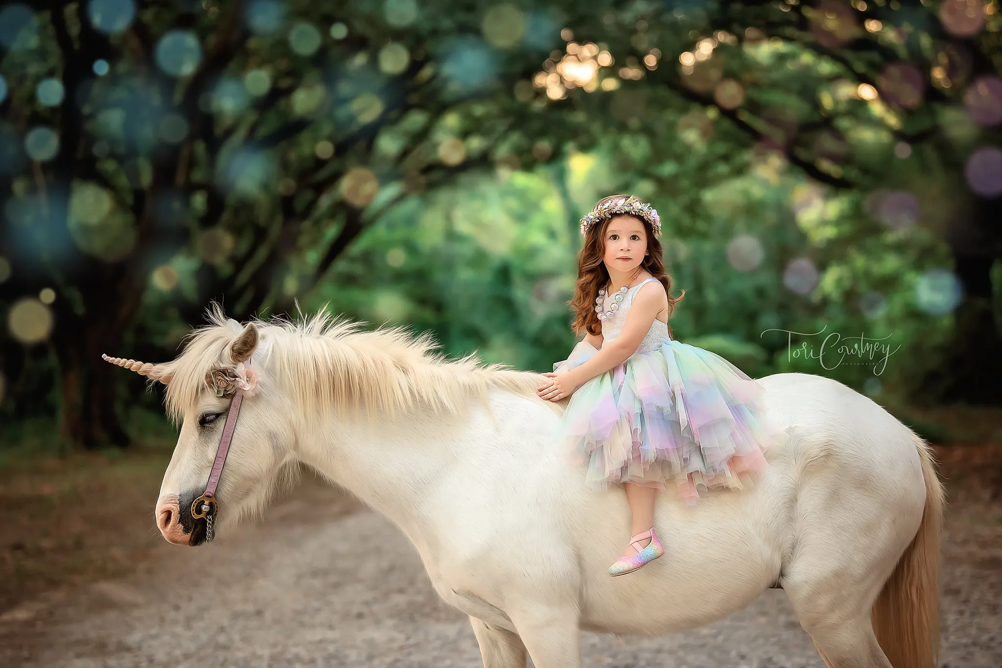 PRE-ORDER: Pastel Rainbow Boho Fairy Dress