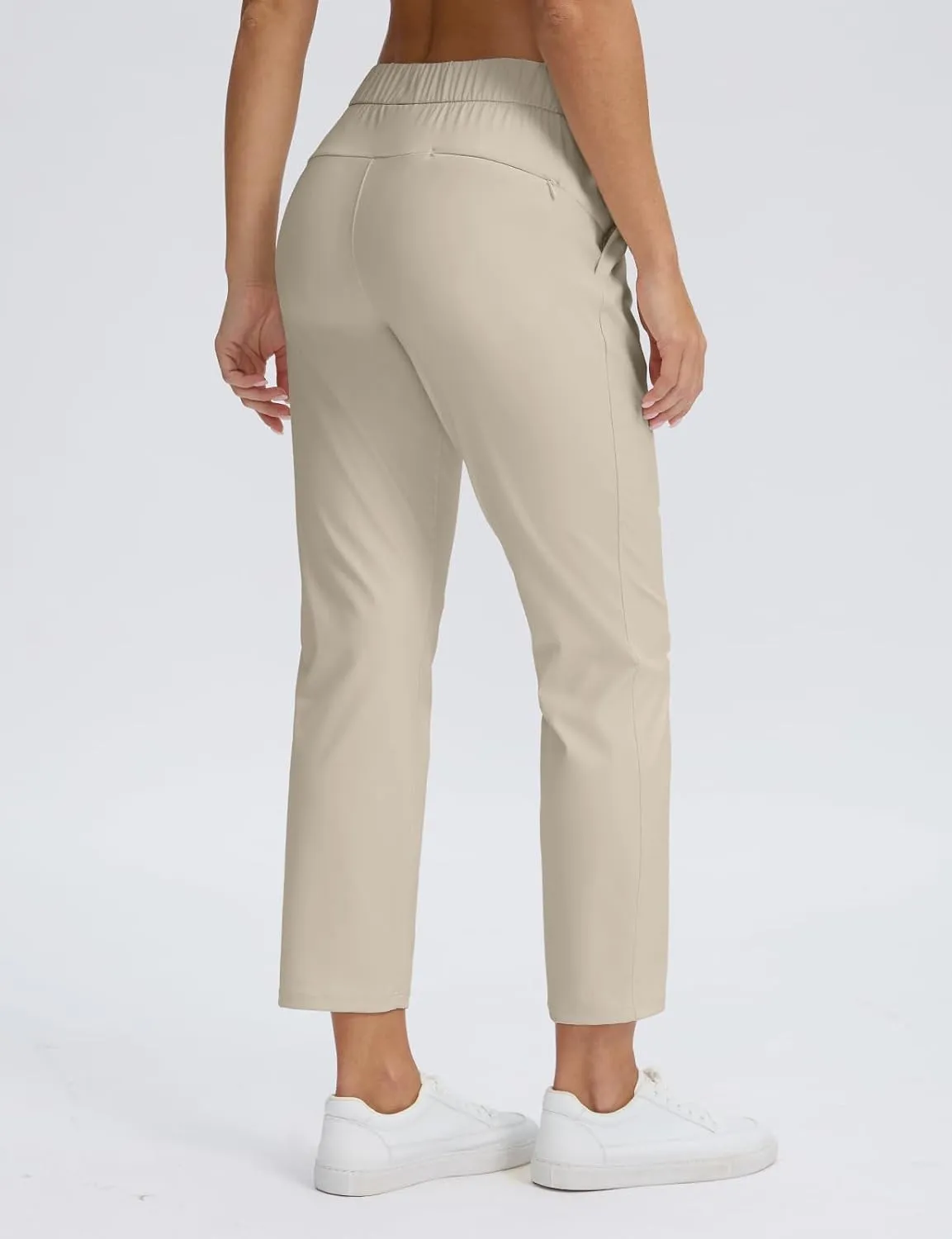 Seamaid Women's Golf Pants with Pockets 7/8 Stretch Travel Ankle Pants for Casual Athletic