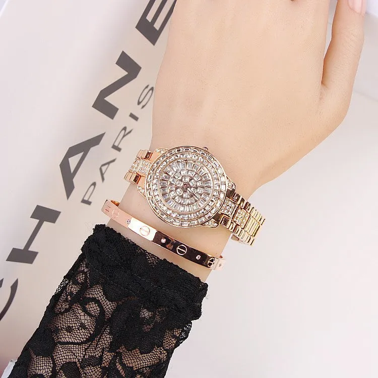 Trendy Czech Diamond Women's Watch
