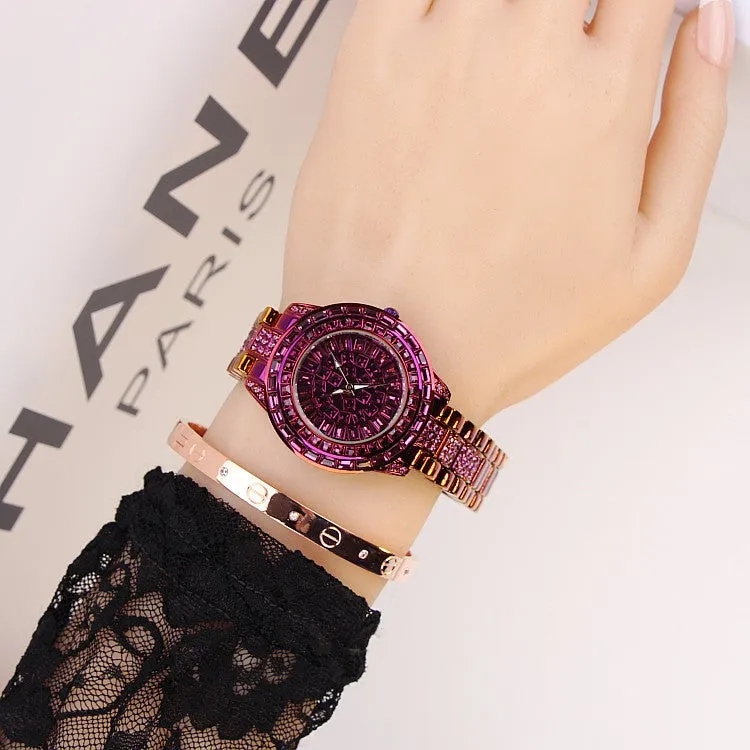 Trendy Czech Diamond Women's Watch