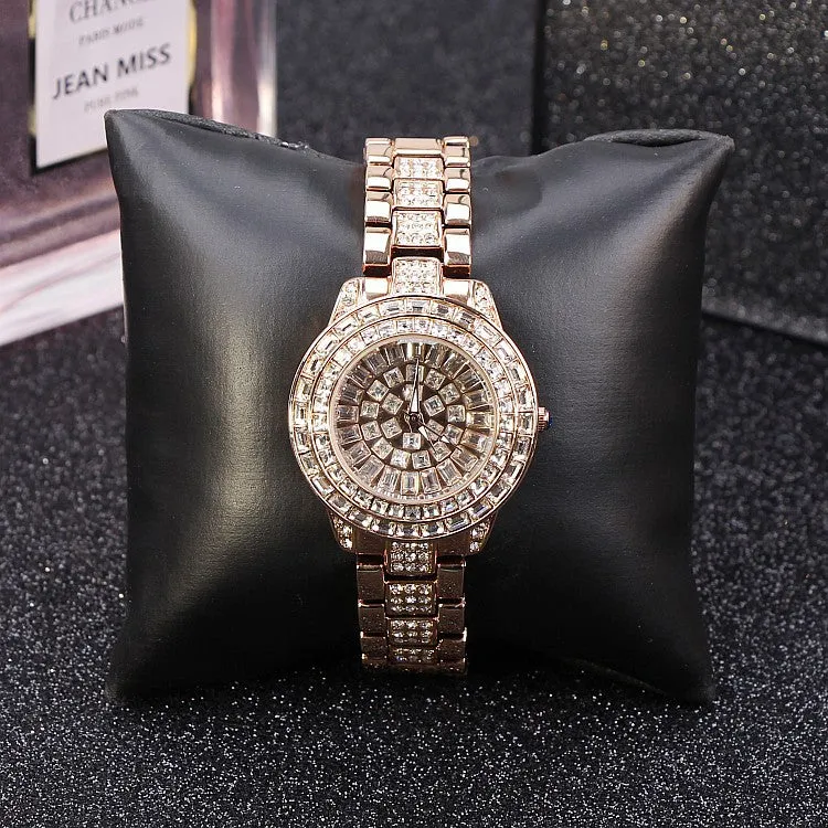 Trendy Czech Diamond Women's Watch