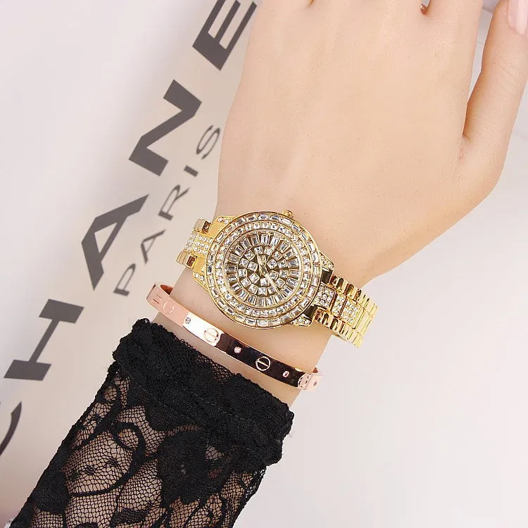 Trendy Czech Diamond Women's Watch