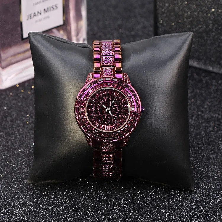 Trendy Czech Diamond Women's Watch