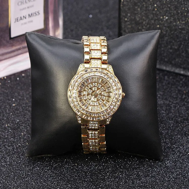 Trendy Czech Diamond Women's Watch