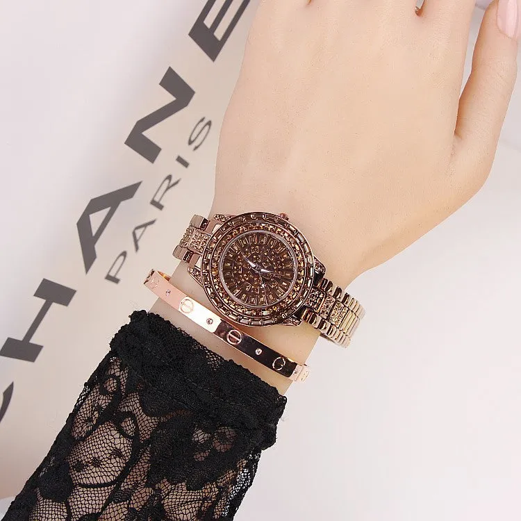 Trendy Czech Diamond Women's Watch