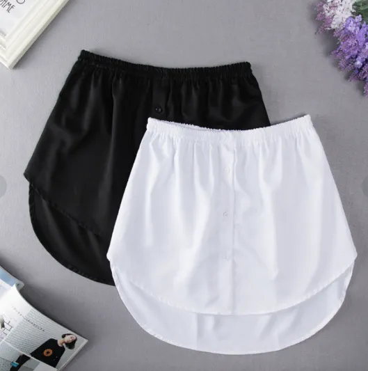 Women's Comfortable Shirt Extender- Fake mini skirt