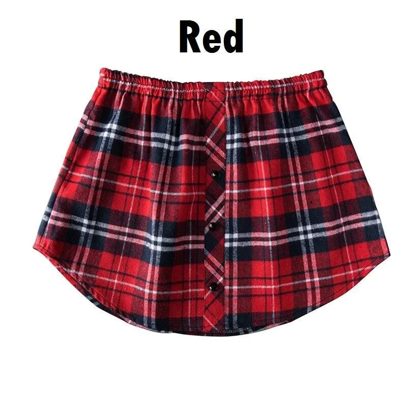 Women's Comfortable Shirt Extender- Fake mini skirt
