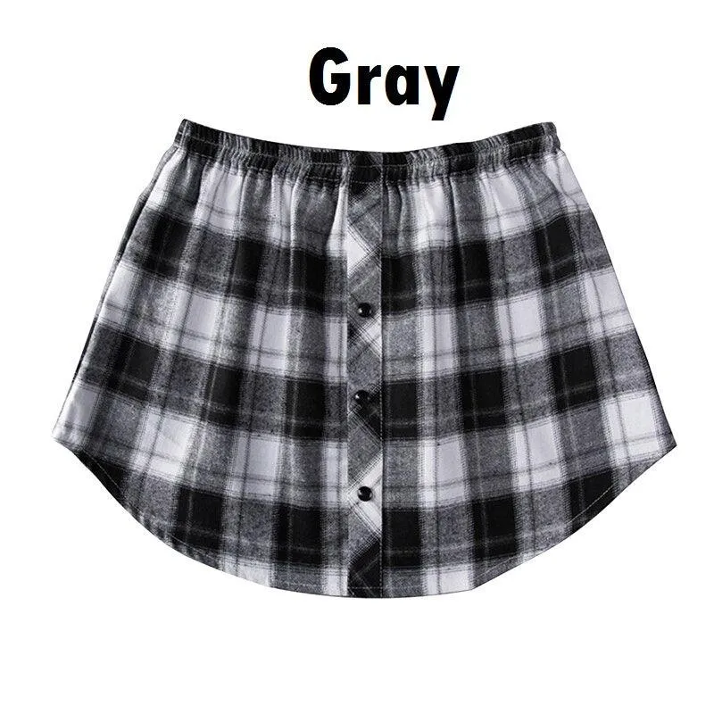 Women's Comfortable Shirt Extender- Fake mini skirt