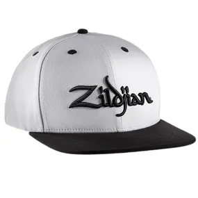 Zildjian 6 Panel Snapback Hat White